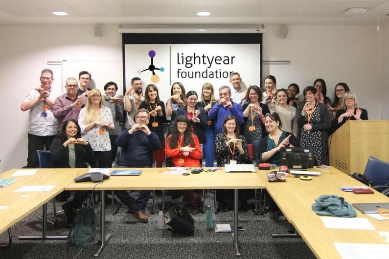 Lightyear Foundation and participants at event