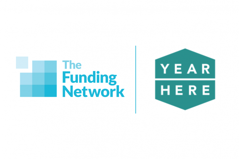 The Funding Network and Year Here logos